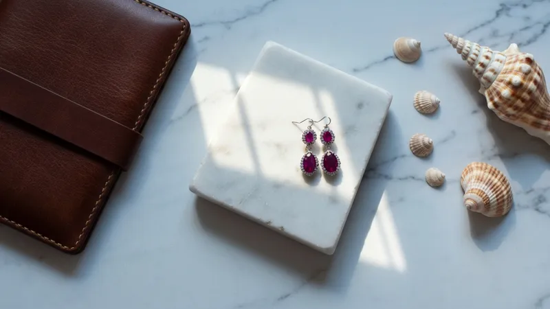 Choisir des boucles d'oreilles rubis pour les vacances : un souvenir d'exception